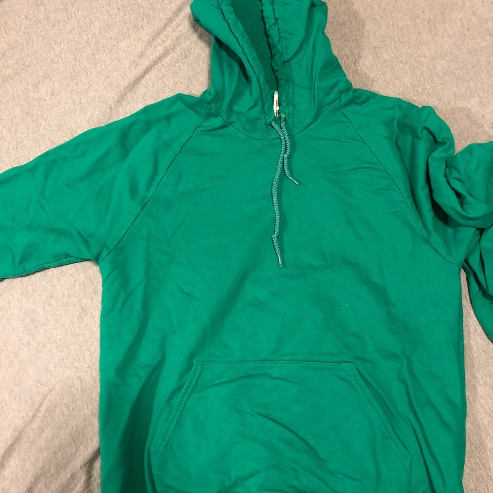 American Apparel hoodie Kelly Green Medium